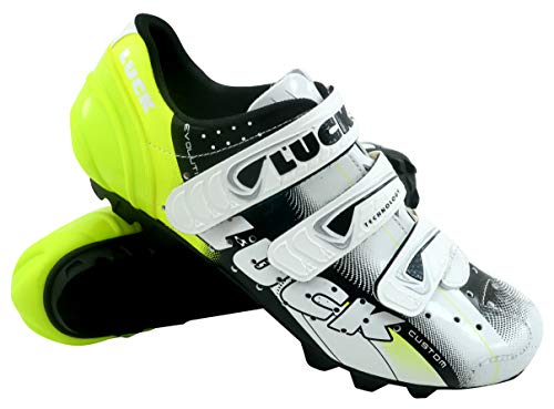 Luck Extreme 3.0 MTB Zapatillas de Ciclismo, Adultos Unisex, Amarillo, 37 EU