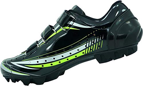 LUCK Zapatilla de Ciclismo Master, con Suela de Carbono y Triple Tira de Velcro para una sujeción (38 EU)