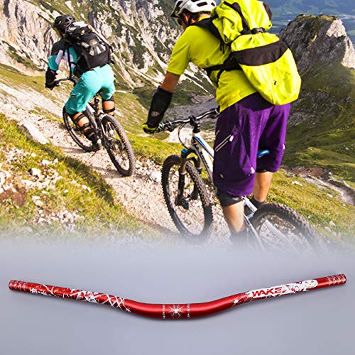 Manillar para Bicicleta de Montaña Aleación de Aluminio Modelo de Telaraña 780mm (720mm, Rojo)