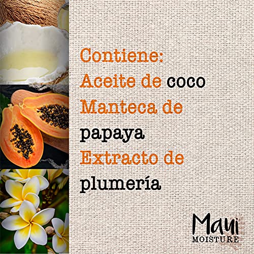 Maui Moisture, Crema de Aceite de Coco para Rizos Curl Milk, Define y Desenreda el pelo Rizado, 236 ml