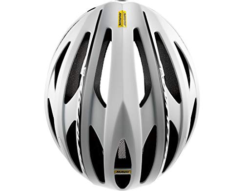 MAVIC - Aksium Elite, Color Blanco,Negro, Talla 51-56 cm