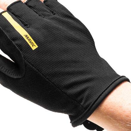 MAVIC Essential - Guantes cortos para bicicleta (talla XS), color negro