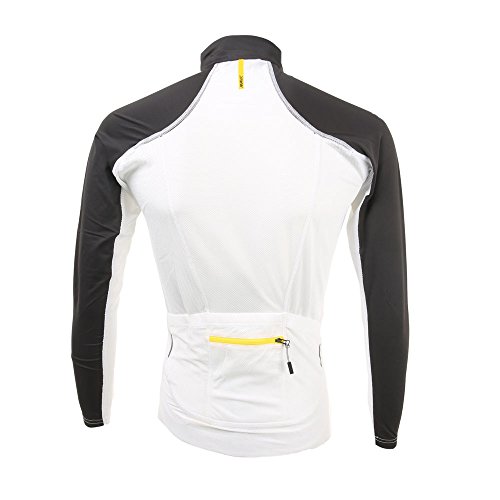 MAVIC - Ksyrium Pro LS Jersey, Color Blanco,Negro, Talla S