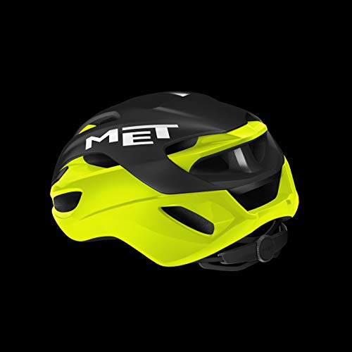 MET Casco Rivale MIPS Neg/Amari.Mate Bri.t.l 58-61, Adultos Unisex, No definido, T.A