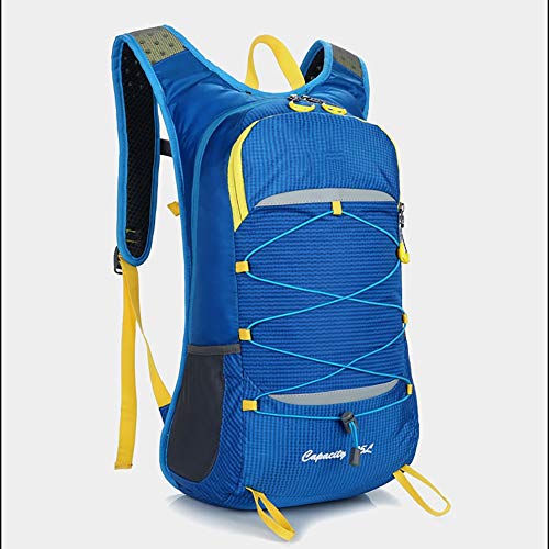 MH-RING MH-RING Mochila de Bicicleta Impermeable, Mochila de Ciclismo Transpirable con Capicidad de 15L para Bicicleta Viajes al Aire Libre, Montañismo Escalada con Cubierta para Lluvia Backpack