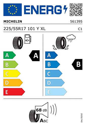 Michelin 74932 Neumático 225/55 R17 101Y, Primacy 4 Xl para Turismo, Verano