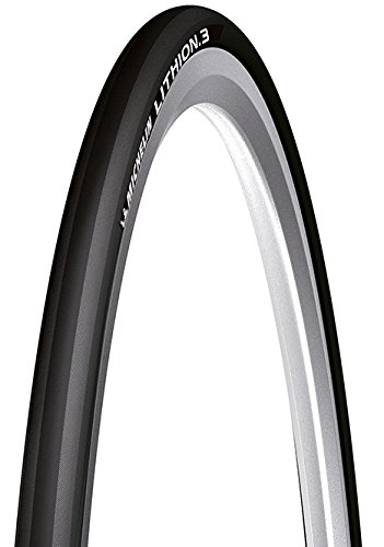 Michelin Neumático De Bicicleta Unisex, Color Negro/Rojo, 0123L3R