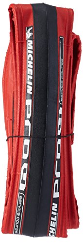 Michelin Pro 4 Cubierta, Unisex, Rojo, 700x23 cm