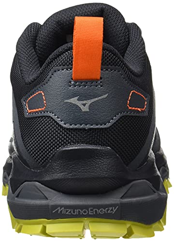 Mizuno Wave Mujin 8, Zapatillas de Trail Running Hombre, Turbulence/Antarctica/OPepper, 44 EU