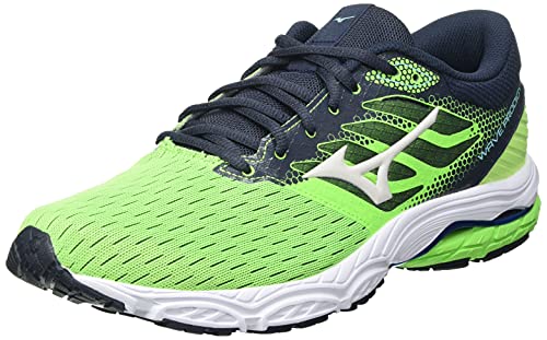 Mizuno Wave Prodigy 3, Zapatillas Hombre, Greeng Snowwht Indiaink Cover Case Negro, 40.5 EU