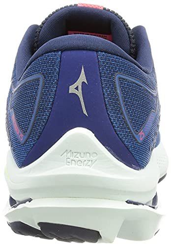 Mizuno Wave Rider 25, Zapatillas de Running Hombre, Princess Blue/Illusion Blue/Diva Pink, 43 EU