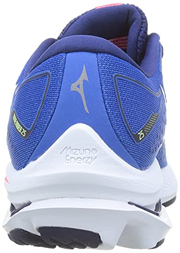 Mizuno Wave Rider 25, Zapatillas de Running Mujer, Fblue Indigowht Divapink, 39 EU