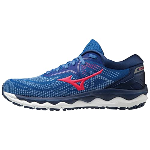 Mizuno Wave Sky 4, Zapatillas para Correr de Carretera Mujer, Princessblue/Dpink/2768c, 41 EU