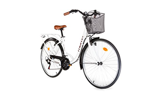 Moma Bikes City Classic 28" - Bicicleta Paseo, Aluminio , SHIMANO 18V