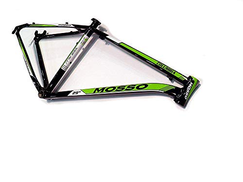 Mosso MTB 2932TB - Cuadro, Color Negro/Verde, Talla 19"