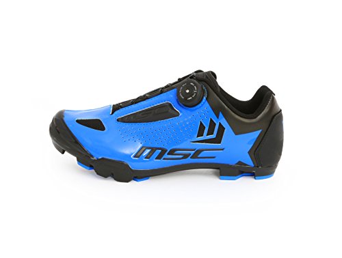 Msc Bikes Aero XC Zapatillas, Unisex Adulto, Azul, 41