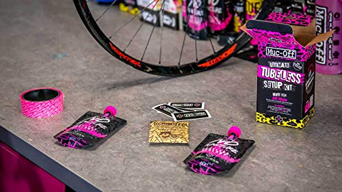 Muc-Off accessorio Ultimate tubeless Setup Kit Accesorio De Bicicleta, Adultos Unisex, Multicolor, Talla Única