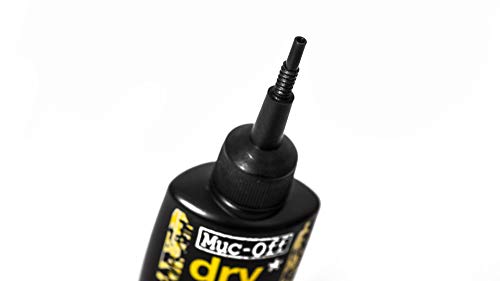 Muc Off MUC966 - Lubricante de cadena de bicicleta biodegradable, para tiempo seco, 120ml