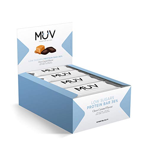 MUV - Low Sugar Protein Bar Choco Caramel Flavour 12 x 30g