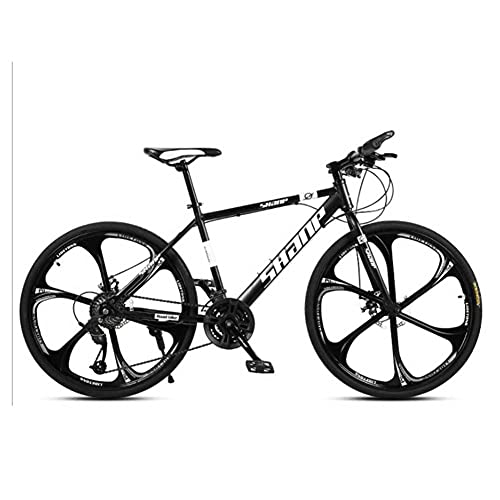 MYJOYSUE Bicicleta de montaña Bicicleta de 26 Pulgadas / 24 Pulgadas Frenos de Disco Doble Cross-Country Velocidad Variable Bicicletas para Hombres y Mujeres Bicicletas con Ruedas de 6 Cuchillas