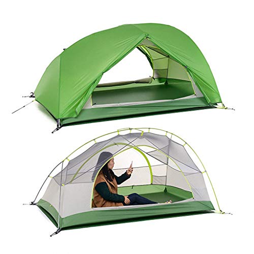 "N/A" Tienda de CampañA, Carpa de Camping Star River Actualizada Ultraligera 2 Personas 4 Temporada 20D, Tienda de Silicona con de Alfombra Gratis,20D-Withskirt