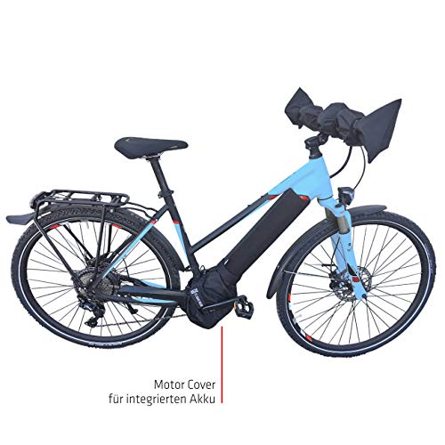 NC-17 Connect Universal Nylon Cover Funda Protectora para Motor de Bicicleta eléctrica, Unisex Adulto, Negro, Talla única