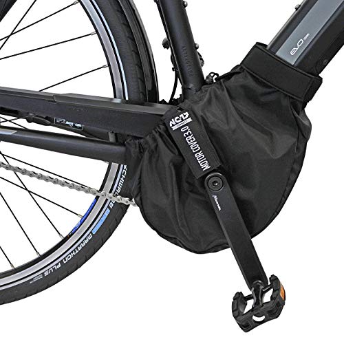 NC-17 Connect Universal Nylon Cover Funda Protectora para Motor de Bicicleta eléctrica, Unisex Adulto, Negro, Talla única