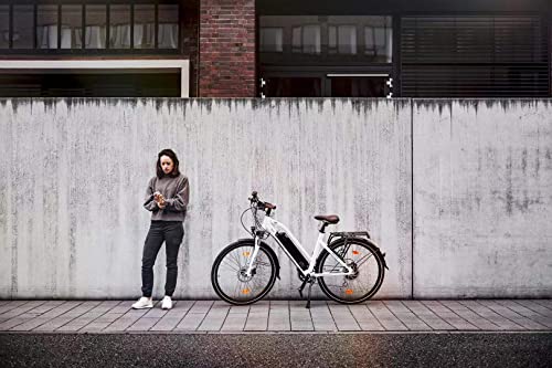NCM Milano MAX N8R Bicicleta eléctrica, Bicicleta de Trekking, 250W Motor Central, Batería 36V 16Ah 576Wh, 28"