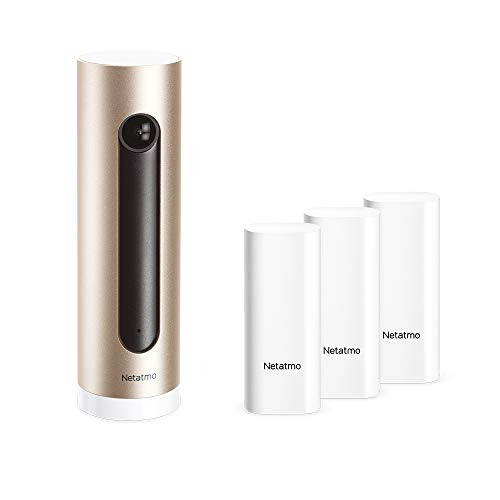 Netatmo DTG-EC Sensores Inteligentes para Puertas y Ventanas Netatmo, inalámbricos, de una pieza, pack de 3, con detección de vibraciones