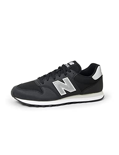 New Balance GM500NAY, Zapatillas Hombre, Black/Silver, 43 EU