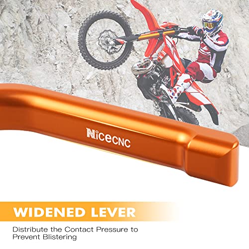 NICECNC Orange Palanca de Embrague Compatible with KTM 125 150 SX 125 XC 150 XC-W TPI 350 EXC-F 400 XC-W Beta 200 250 300 RR 350-500 RR RR-S 4-Stroke X-Trainer 300