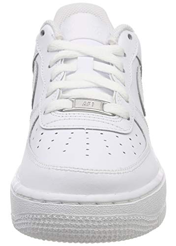 Nike Air Force 1, Zapatillas de Baloncesto Unisex Niños, Blanco (White / White-White), 38 EU