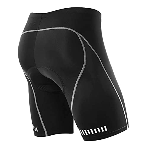 NOOYME Cullote Ciclismo Hombres con 4D Gel Acolchado Pantalones Cortos Ciclismo Pantalon Mountain Bike Ropa Ciclismo Hombre Ropa de Ciclismo MTB