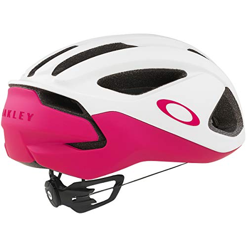 Oakley ARO3 MTB Casco Ciclismo - Blanco/Rubine Rojo/Pequeño