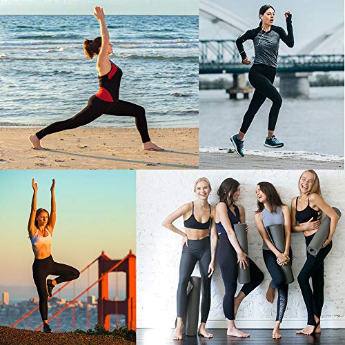 Occffy Leggins Mujer Mallas Deportivas Cintura Alta Pantalón Mallas de Deporte para Yoga Running Fitness Estiramiento Pilates DS166