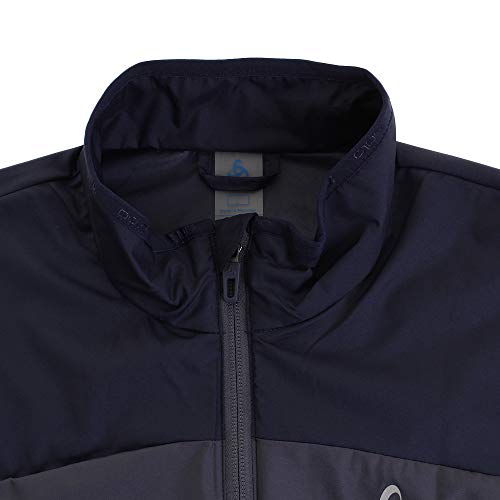 Odlo Core Light Chaqueta, Mujer, Gris Oscuro/Azul Marino, Large