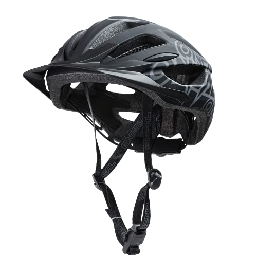 O'NEAL | Casco para Bicicleta de montaña | Enduro All-Mountain | Sistema de ventilación eficiente, Sistema de Ajuste de Talla, Aprobado por la EN1078 | Casco Q RL | Adultos | Negro | Talla L/XL/XXL