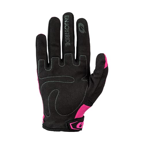 O'NEAL | Guantes de Ciclismo & Guantes de Motocross | MX MTB DH FR Downhill Freeride | Materiales duraderos y Flexibles, Palma ventilada | Guantes de Elementos | Mujeres | Rosa Negro | Talla S