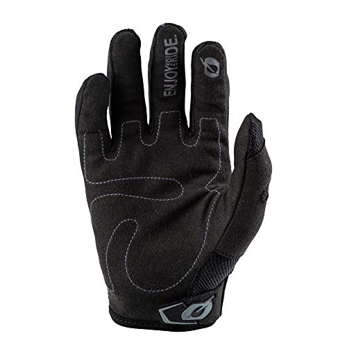 O'NEAL | Guantes de Ciclismo y Motocross | Niños | MX MTB Mountain Bike | Velcro Ajustable, Ajuste precurvado para máximo Confort | Guante Element Youth | Negro | Talla L