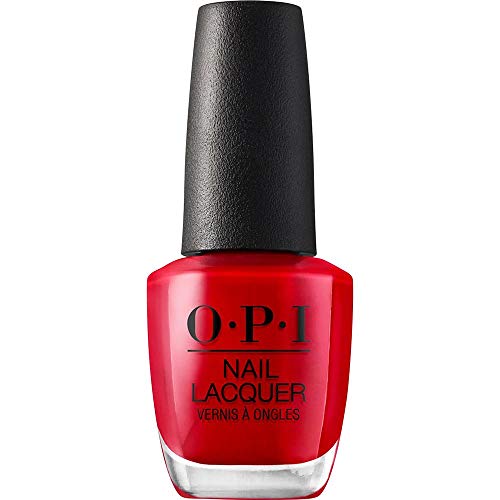 OPI Nail Lacquer, Esmalte Uñas Duración de Hasta 7 Días, Efecto Manicura Profesional, 'Big Apple Red' Rojo, I.Big Apple Red, Aromatic, 15 Mililitros