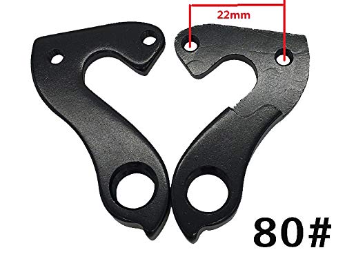 Patilla de recambio para bicicletas de montaña con marco de fibra de carbono Pinarello, negro, 2 unidades, con tornillo