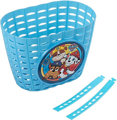 Paw Patrol Cesta de Bicicleta, Niños, Turquesa, Talla única