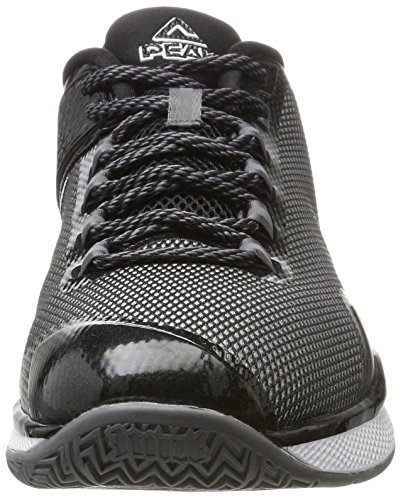 Peak Sport Europe Basketballshoe Tony Parker TP IV, Zapatillas de Baloncesto Unisex Adulto, Negro (Black White 27014), 43 EU