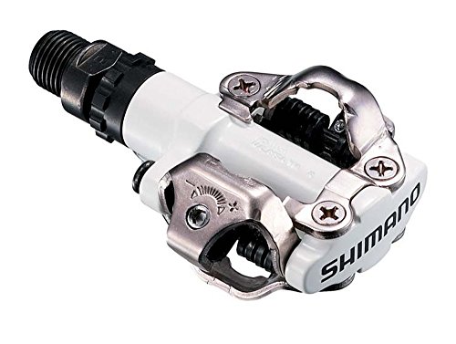 Pedales de MTB, Shimano M520, SPD, blanco