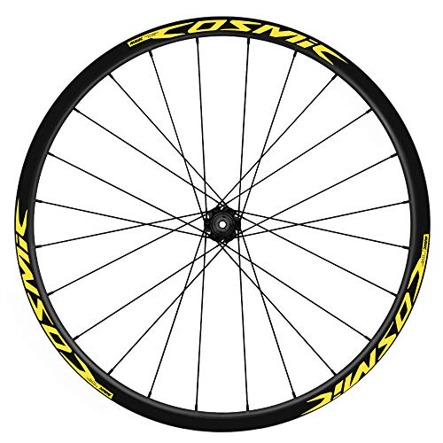 Pegatinas Llantas Bicicleta 29" Mavic Cosmic Elite WH16 VINILOS Ruedas Amarillo 025