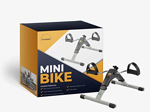 PINNERS Pedales Estáticos Ejercicio, Mini Bicicleta Estática Plegable, Pedaleador Eléctrico Estático, Aparato de Ejercicio en Casa, Pedales Personas Mayores, Pedaleador para Ancianos, Pedalier