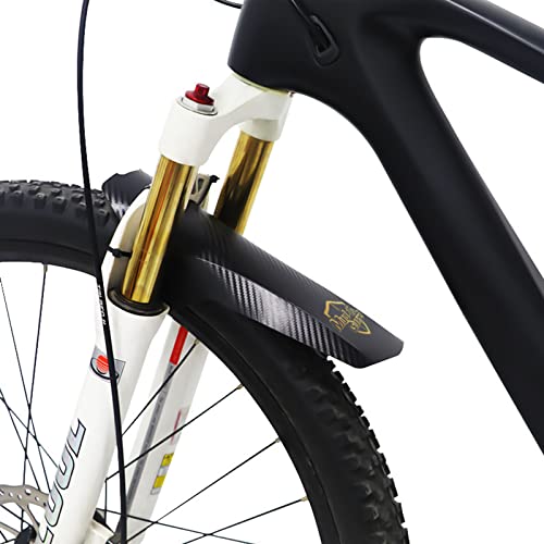 Pinsheng 2 Piezas Guardabarros MTB, Guardabarros Bicicleta Montaña MTB Mudguard Delantero y Trasero Plegable Universal Protegen del Barro y la Suciedad