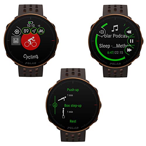 Polar Vantage M2 - Smartwatch multisport avanzado - GPS integrado, registro de FC en la muñeca - Entrenamientos diarios preparados - Registro del sueño y la recuperación - Controles de música, clima