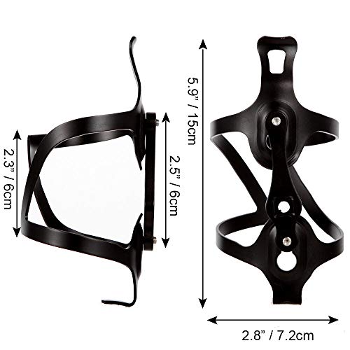 Portabotellas para Bicicleta, Aluminio Ultraligero Jaula de Botella de Bicicleta con Adaptador para Portabidones para Bicicletas de Montaña, Bicicletas para Niños, Cochecitos y Sillas de Ruedas