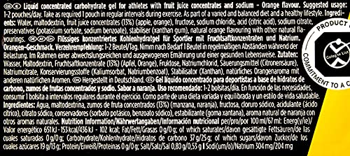 PowerBar PowerGel Hydro Orange 24x67ml - Gel Energético de Alto Carbono + C2MAX + Sodio